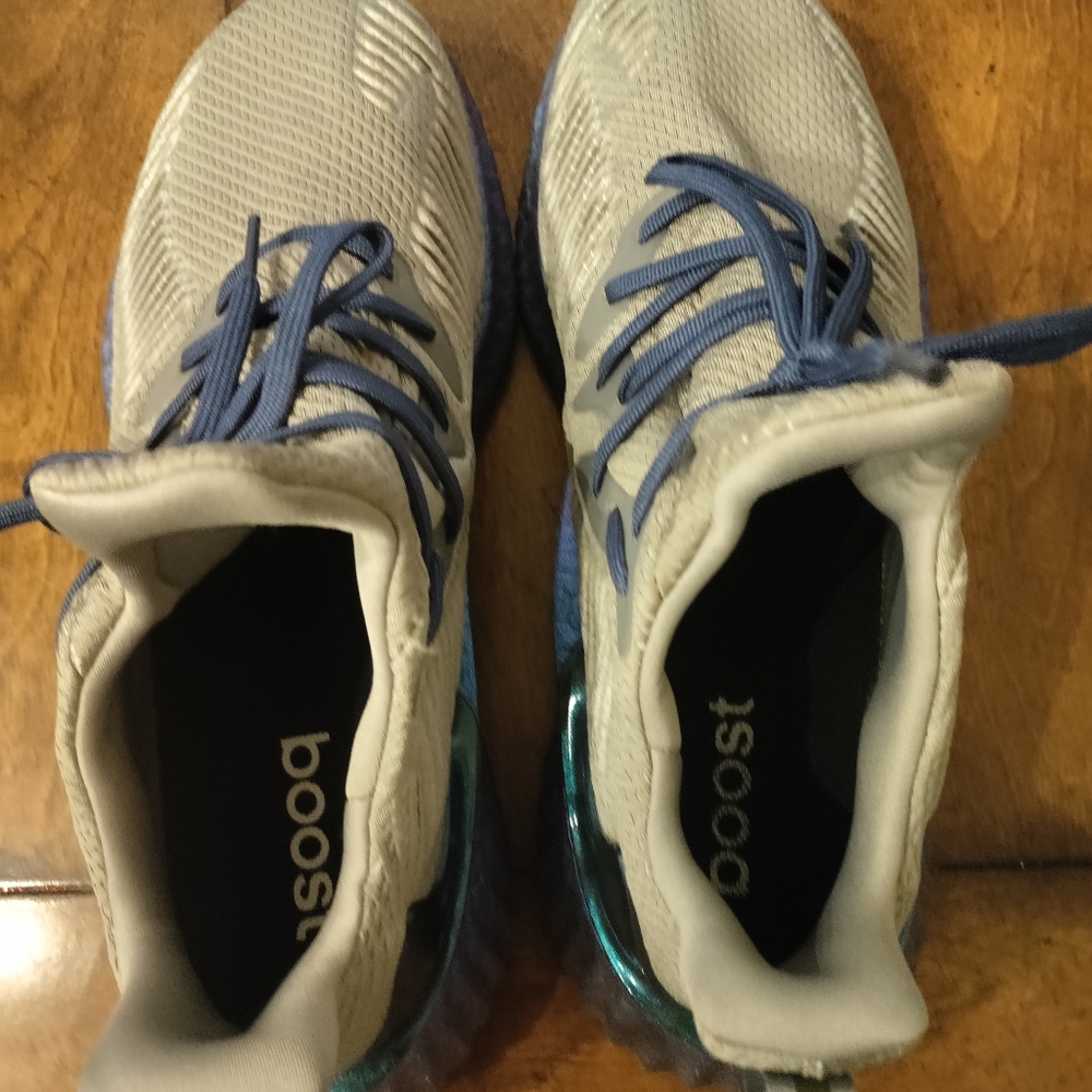 adidas Athletic Shoes in Gray and Blue - Picture 3 of 7